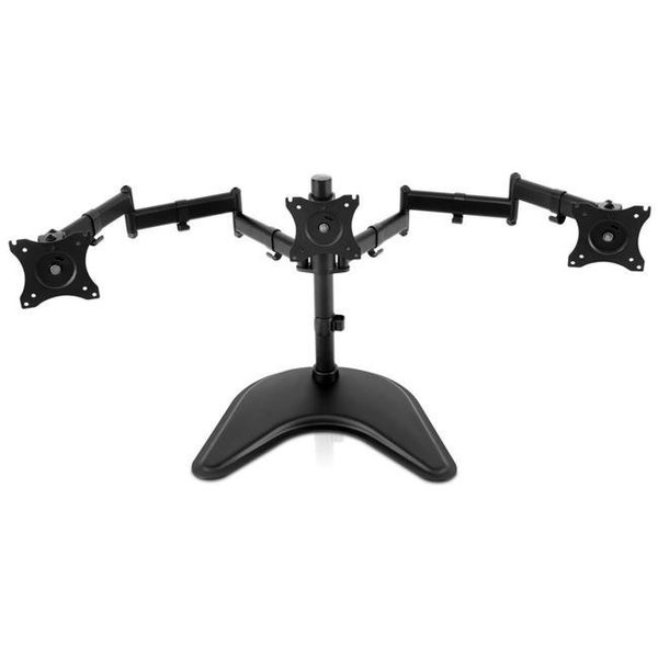 V7 V7 DS1FST-1N 13-27 in. 68.6 cm Triple Swivel Desk Spring Mount - 3 Displays DS1FST-1N